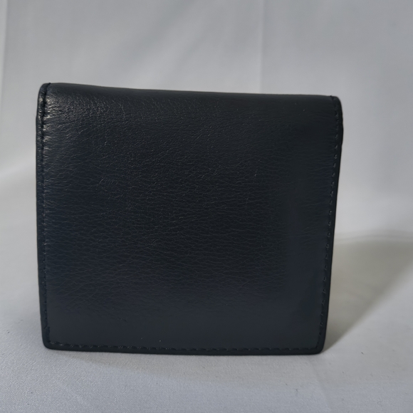 Y2K Juicy Couture Genuine Black Leather Wallet with Gold Studs - Picture 3 of 8